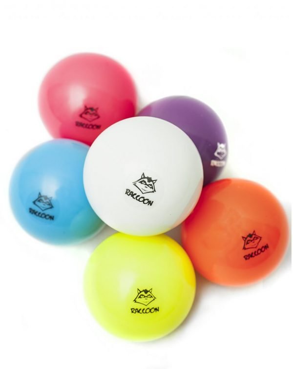 Bochas lisas blancas Raccoon