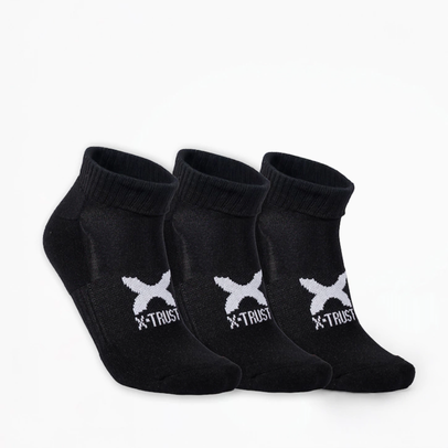 Medias TRIPACK CAÑA BAJA X-Trust Negras