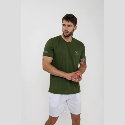 REMERA X-Trust Zurich Dry Fit Verde Militar