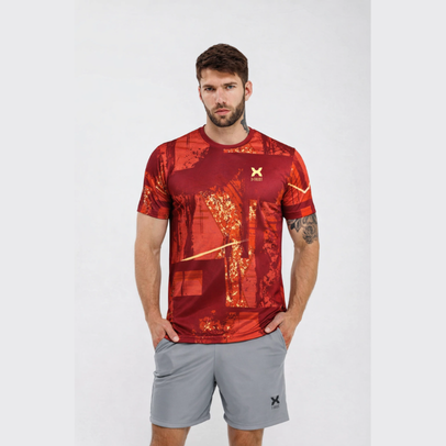 REMERA X-Trust Mónaco DryFit Bordo