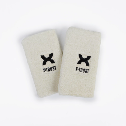 MUÑEQUERAS X-Trust Pro Wristbands OFF WHITE