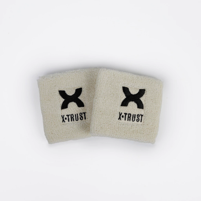 MUÑEQUERAS X-trust Classic Wristbands Off White Par