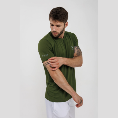 REMERA X-Trust Zurich Dry Fit Verde Militar