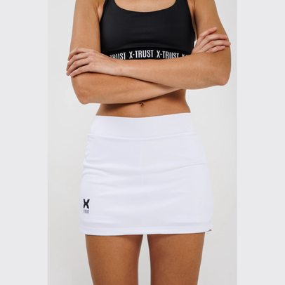 SHORT POLLERA X-Trust Venecia Blanca
