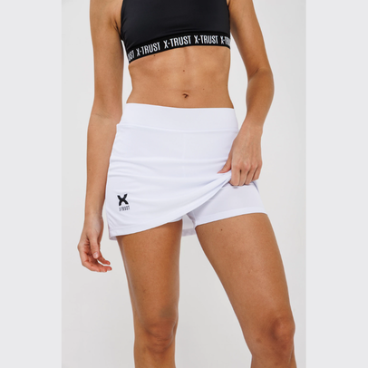 SHORT POLLERA X-Trust Venecia Blanca