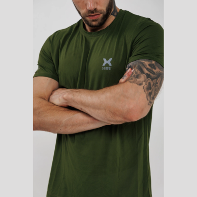REMERA X-Trust Zurich Dry Fit Verde Militar