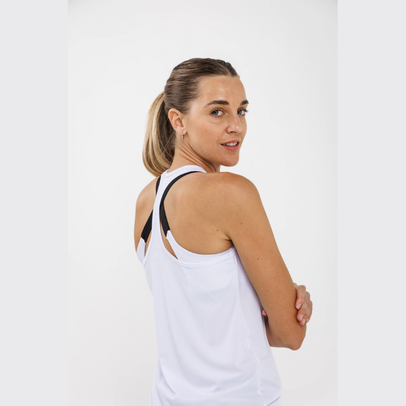 MUSCULOSA X-Trust DryFit Malmo Blanco Dama